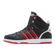 F98786 [スニーカー neo NEOHOOPS TEAM MID(ネオフープスチームミッド) メンズ 28.5cm コアブラック/ランニングホワイト/ランニングホワイト]