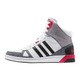 F98857 [スニーカー neo NEOHOOPS TEAM MID(ネオフープスチームミッド) レディース 23.0cm ランニングホワイト/コアブラック/ボールドレッド]