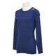 AJ451-G90141 [ロングスリーブTシャツ テックフィット BASE メンズ Sサイズ ダークブルー]