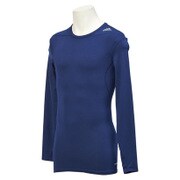 AJ451-G90141 [ロングスリーブTシャツ テックフィット BASE メンズ Lサイズ ダークブルー]