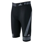AJ435-S19493 [ショートタイツ Techfit(テックフィット) POWER メンズ Mサイズ ブラック/ビスタグレー S15]