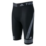 AJ435-S19493 [ショートタイツ Techfit(テックフィット) POWER メンズ XSサイズ ブラック/ビスタグレー S15]