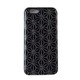 81-B-0001-0 [和柄 iPhone 6/6s 4.7インチ用ケース 麻の葉 黒]