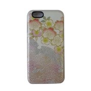 81-B-0002-1 [和柄 iPhone 6/6s 4.7インチ用ケース 波と桜 白]