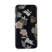 81-B-0002-6 [和柄 iPhone 6/6s 4.7インチ用ケース 雪うさぎ]
