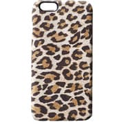 22-E-0089-2 [iPhone 6 Plus/6s Plus 5.5インチ用レザーケース ヒョウ柄 色]