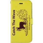 SRFL001 [iPhone 6 4.7インチ用ケース 波乗り犬＋2 イエロー]