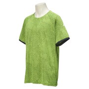 JXF67 AA0881 [サッカー トレーニング半袖シャツ エックス RengiPremier アディゼロ メンズ Oサイズ ソーラーイエロー/ブラック]