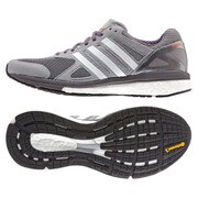 B22866 [ランニングシューズ adizero Tempo boost(アディゼロテンポブースト) レディース 24.5cm ソーラーレッド/ミッドグレー S14/ブラック]
