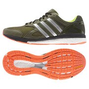 B22867 [ランニングシューズ adizero Tempo boost(アディゼロテンポブースト) Wide(幅広仕様) 27.0cm ベースグリーン S15/アイロンメット/ランニングホワイト]