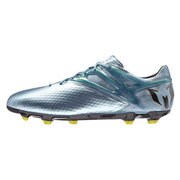 B23773 [天然芝用サッカースパイク メッシ 10.1 FG AG メンズ 25.5cm マットアイスメット F12/ブライトイエロー/コアブラック]