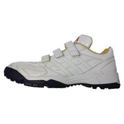 Q16771 [野球 ソフト用 トレーニングシューズ ADIPURE(アディピュア) トレーナー 29.0cm ランニングホワイト/コアブラック/ゴールドメット]