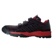 Q16944 [野球 ソフト用 トレーニングシューズ ADIPURE(アディピュア) トレーナー メンズ 24.0cm コアブラック/コアブラック/パワーレッド]