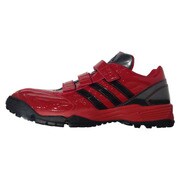Q16945 [野球 ソフト用 トレーニングシューズ ADIPURE(アディピュア) トレーナー メンズ 24.5cm パワーレッド/コアブラック/ナイトメット F13]