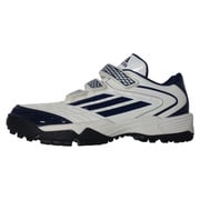 Q16950 [野球 ソフト用 トレーニングシューズ adizero(アディゼロ) JPトレーナー4+ キッズ 23.5cm ランニングホワイト/カレッジネイビー/カレッジネイビー]