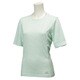 KAW06 AA2344 [エスノバ リフレクト 半袖Tシャツ レディース Mサイズ フローズングリーンF15]