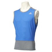 AAD02 AA2597 [叶衣(KANOI) スピード ノースリーブTシャツ メンズ Oサイズ ブルー]