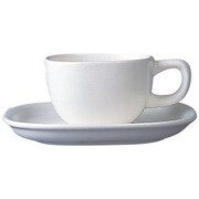 セラミック コーヒーカップ&ソーサー 白 Y-101 270500