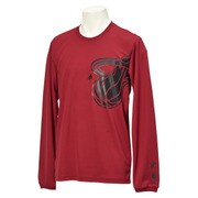 LKF89 AC4326 [NBA チームグラフィック 長袖Tシャツ メンズ 2XOサイズ リオレッド]