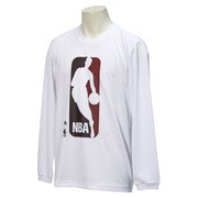 BBW41 AH3808 [NBA ロゴ 長袖Tシャツ メンズ Mサイズ ホワイト]