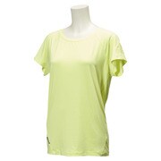 BCY97 AH8305 [フィットネス ルーズTシャツ レディース Mサイズ フローズンイエロー F15]