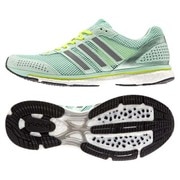 B22872 235 [ランニングシューズ adizero Japan boost 2 W (アディゼロ ジャパン ブースト2) レディース 23.5cm フローズングリーンF15/フローズングリーンF15/ランニングホワイト]