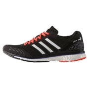 B22873 225 [ランニングシューズ adizero Japan boost 2 W (アディゼロ ジャパン ブースト2) レディース 22.5cm ブラック/ランニングホワイト/ソーラーレッド]