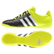 B27007 265 [インドア用サッカートレーニングシューズ エース 15.4 IN メンズ 26.5cm コアブラック/ランニングホワイト/ソーラーイエロー]