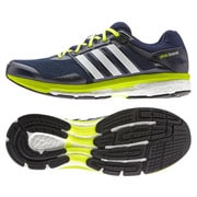 B33380 265 [ランニングシューズ Snova Glide boost 2 (エスノバ グライド ブースト 2) メンズ 26.5cm カレッジネイビー/ランニングホワイト/ソーラーイエロー]