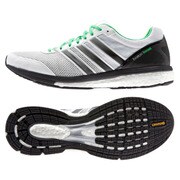 B33480 255 [ランニングシューズ adizero Boston boost (アディゼロ ボストン ブースト) メンズ 25.5cm ランニングホワイト/コアブラック/フラッシュライムF15]