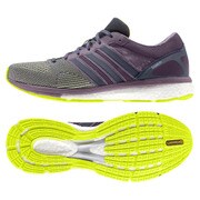 B33747 250 [adizero Boston boost Specific(アディゼロ ボストン ブースト スペシフィック) レディース 25.0cm ソーラーイエロー/ミッドナイトグレーF15/アッシュパープルS15]