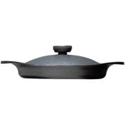 オイルパン 22cm 鉄器ふた ハンドル付き YT-6