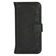M-17BK [スマートフォン 汎用ブックタイプケース アンティーク ブラック]