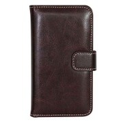 M-19BR [スマートフォン 汎用ブックタイプケース 4.5インチ対応 プレーン ブラウン]