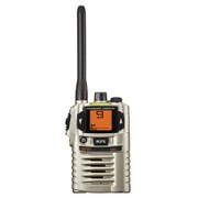 特定小電力トランシーバー 免許不要 交互20ch/中継27ch 防水・防塵 IP67 シルバー SR70A