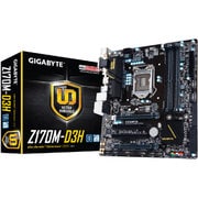 Intel Z170チップセット搭載 MicroATX マザーボード GA-Z170M-D3H
