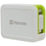 ホワイト/グリーン Take-Up Lightning Cable WH/GR