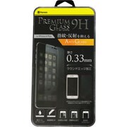 プレミアムガラス9H ラウンドエッジ強化ガラス 液晶保護シート [iPhone 6 Plus 5.5インチ専用 0.33mm アンチグレア]