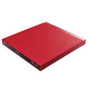 BDドライブ USB3.0 スリム 再生&編集ソフト付 レッド LBD-PUC6U3VRD