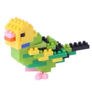 NBC_167 nanoblock（ナノブロック） セキセイインコ グリーンオパーリン [対象年齢：12歳～]