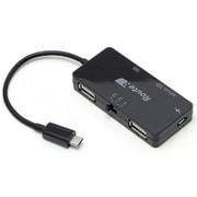 RUH-OTGU2CR＋C [USB2.0対応ハブ 2ポート 充電機能搭載 SDカードリーダー付き]