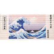 パズル色鉛筆 神奈川沖浪裏