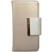 VT-69259-BG [多機種対応 スマートフォンケース Pastel wallet diary Mサイズ ベージュ]