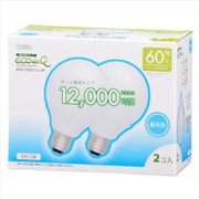 電球形蛍光灯 E26 60形昼光色 G15形 EFG15ED/12-2P