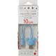 ミッキーアイコン DBL microUSBケーブル 10cm