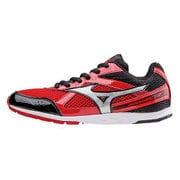 K1GC152103 [ランニングシューズ MAXIRACER JX（マキシレーサー JX） キッズ 24.5cm レッド×シルバー]
