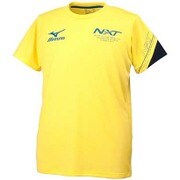 32JA552044 [Tシャツ メンズ Sサイズ ブレイジングイエロー×ディープネイビー]
