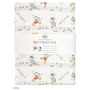 DSN-TY-116 [ディズニー かや生地 タオル たおる 奈良の蚊帳生地 音符ステップ]