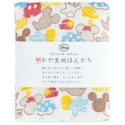 DSN-TY-311 [ディズニー かや生地ハンカチ 奈良の蚊帳生地 アイコンスタンプ]