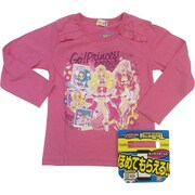 2306775 [Go！プリンセスプリキュア TRY 長袖Ｔシャツ Vピンク 120cm]